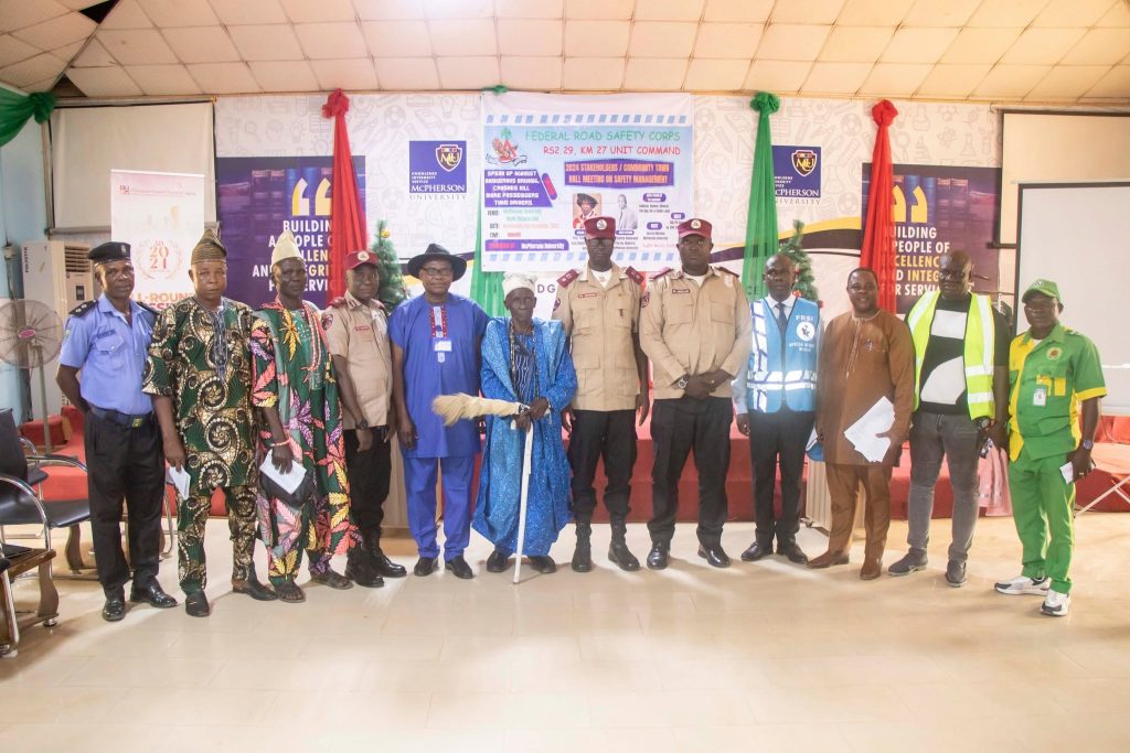 McPherson University Takes Center Stage in FRSC’s Push for Safer Roads