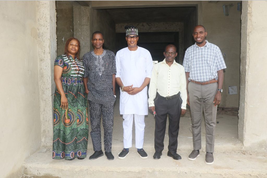 Professor Alese Kayode Inspects Ongoing 5,000-Seat Multipurpose Hall Construction