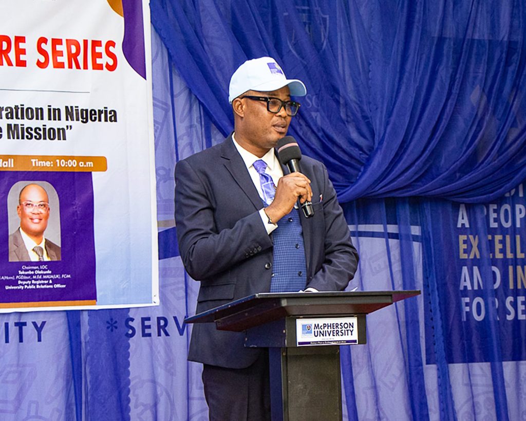 Chairman LOC Calls for Administrative Innovation at Maiden Registry Lecture