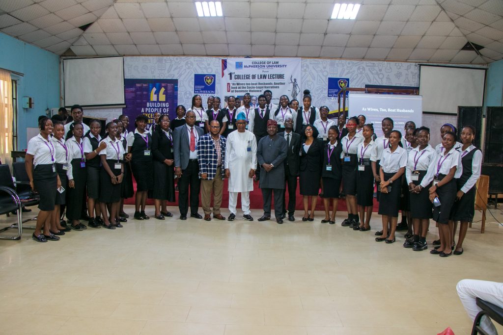 McPherson University College of Law Holds Maiden Lecture, Challenges Societal Norms on Domestic Violence