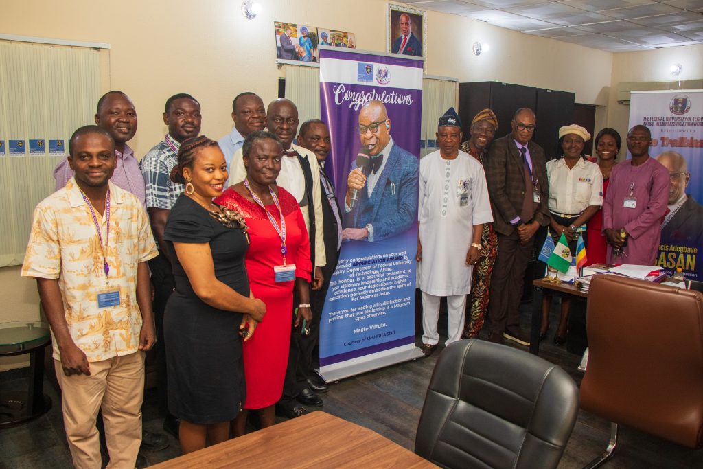 Vice Chancellor Receives Congratulatory Visit from McPherson University Staff Members with FUTA Affiliation