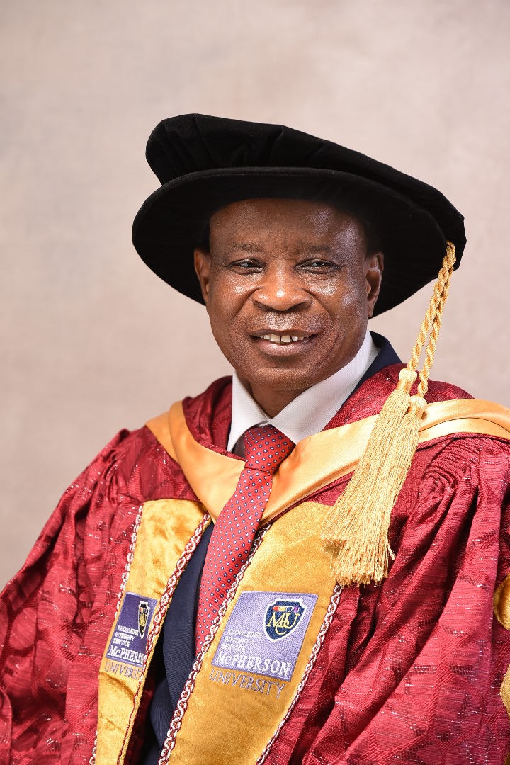 Prof Francis Igbasan VC 2nd McPherson University