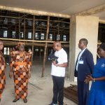 Revd. Aboyeji Inspects ongoing 5,000 Capacity Multipurpose Hall, expresses appreciation for progress of work.