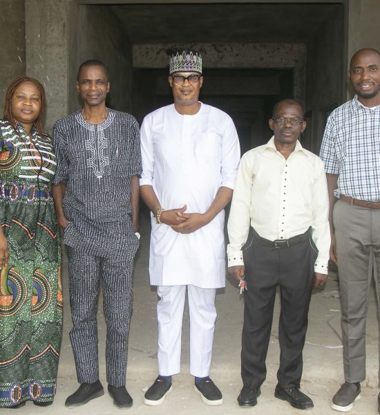 Professor Alese Kayode Inspects Ongoing 5,000-Seat Multipurpose Hall Construction