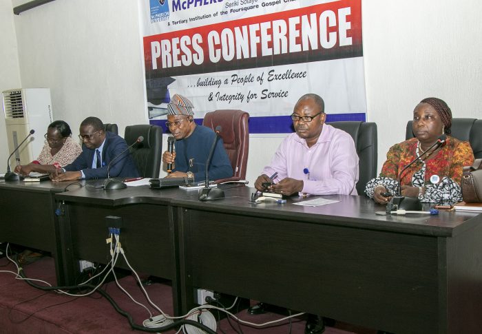 McU Holds Press Briefing Ahead of 8th & 9th Combined Convocation