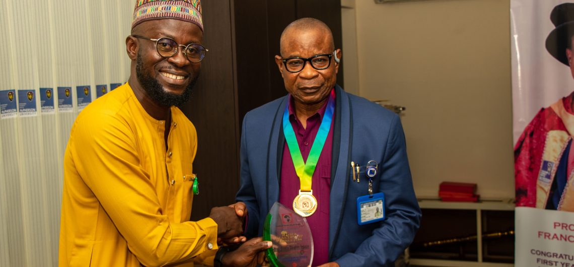 Prof. Igbasan Receives African Leadership Award 2025