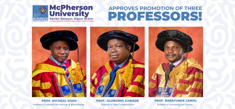Council Promotes Three Readers to Professorship