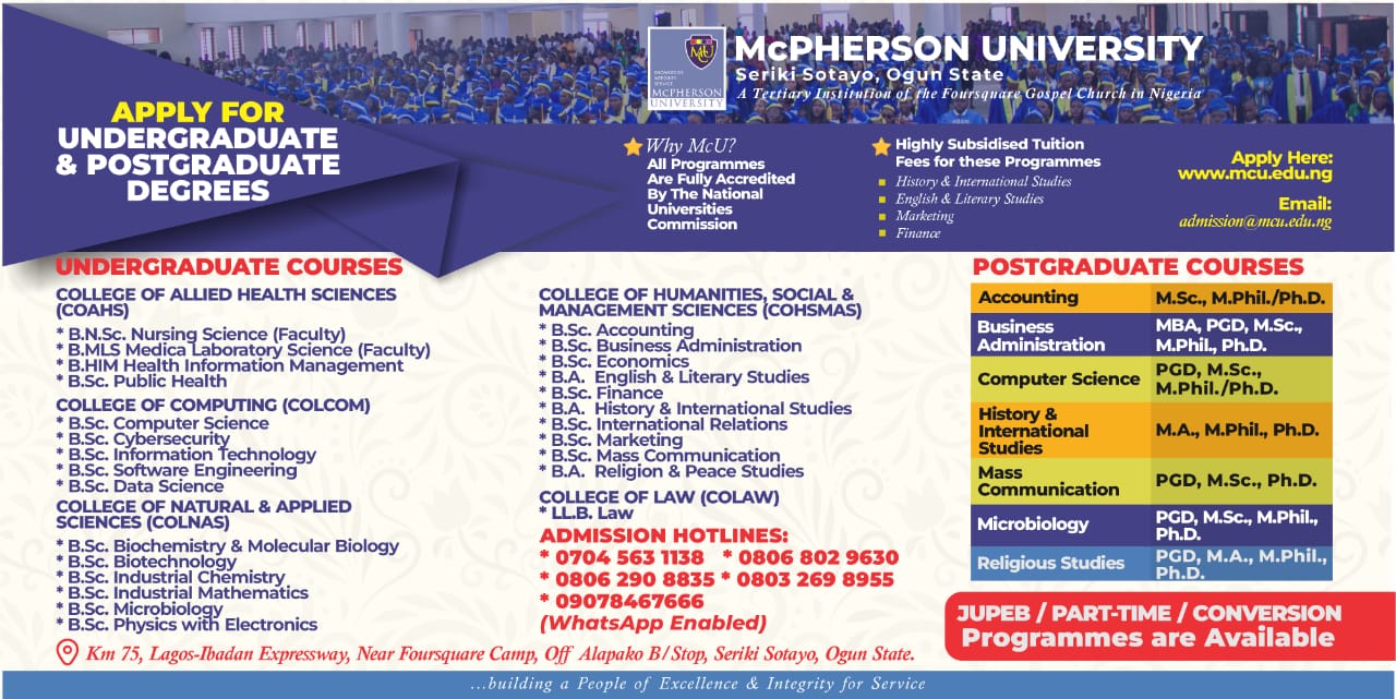 2026/27 admission is ongoing, apply