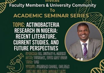 1st Department Academic Seminar Series