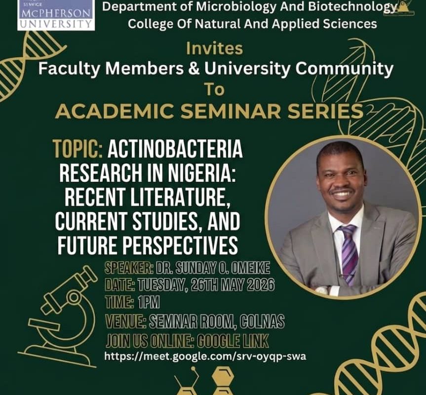 1st Department Academic Seminar Series